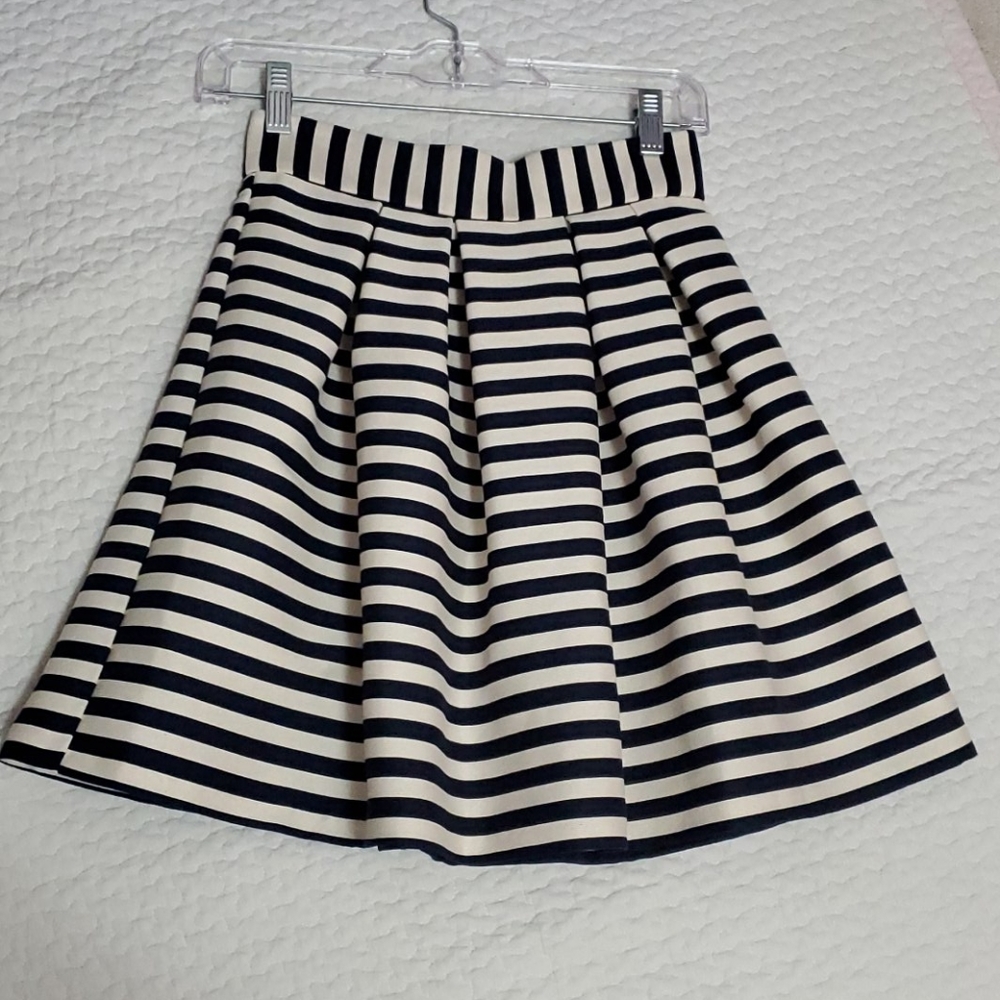 Striped Flare Skirt